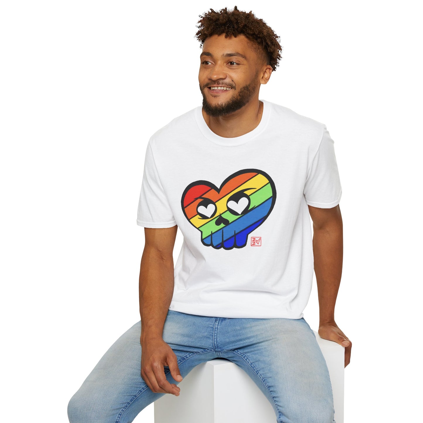 Rainbow HeartSkulls™ by KoKoLove Art