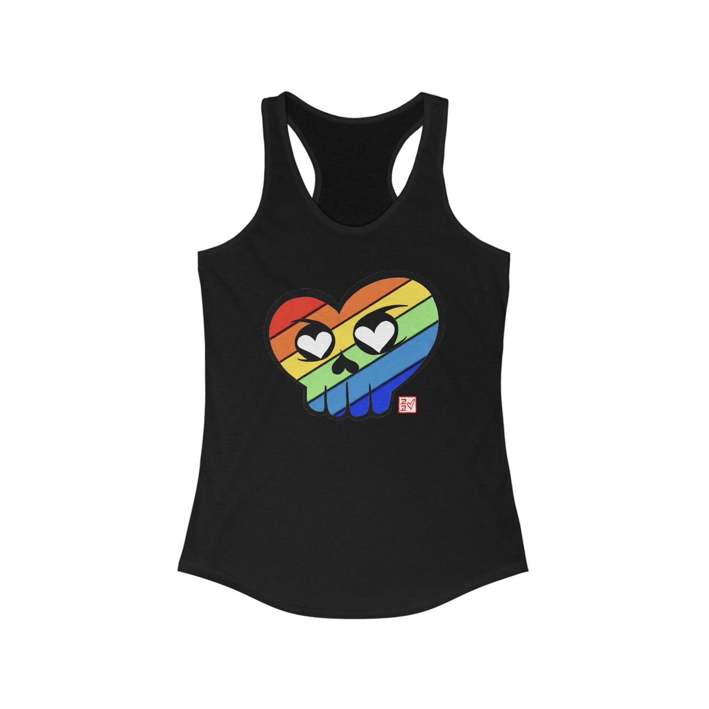 Rainbow  HeartSkulls™ by KoKoLove Art