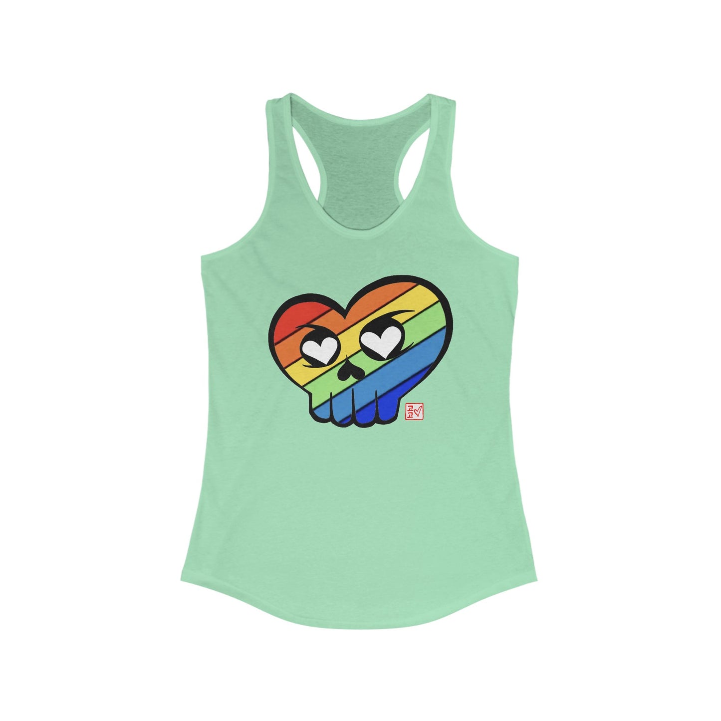 Rainbow  HeartSkulls™ by KoKoLove Art