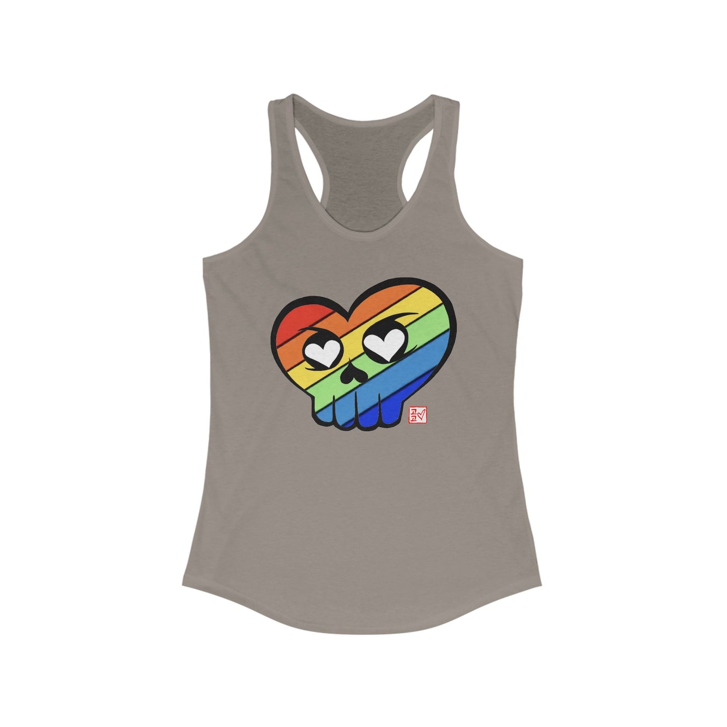 Rainbow  HeartSkulls™ by KoKoLove Art