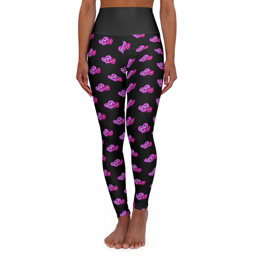 “HeartSkulls™️ Besties” High Waisted Yoga Leggings