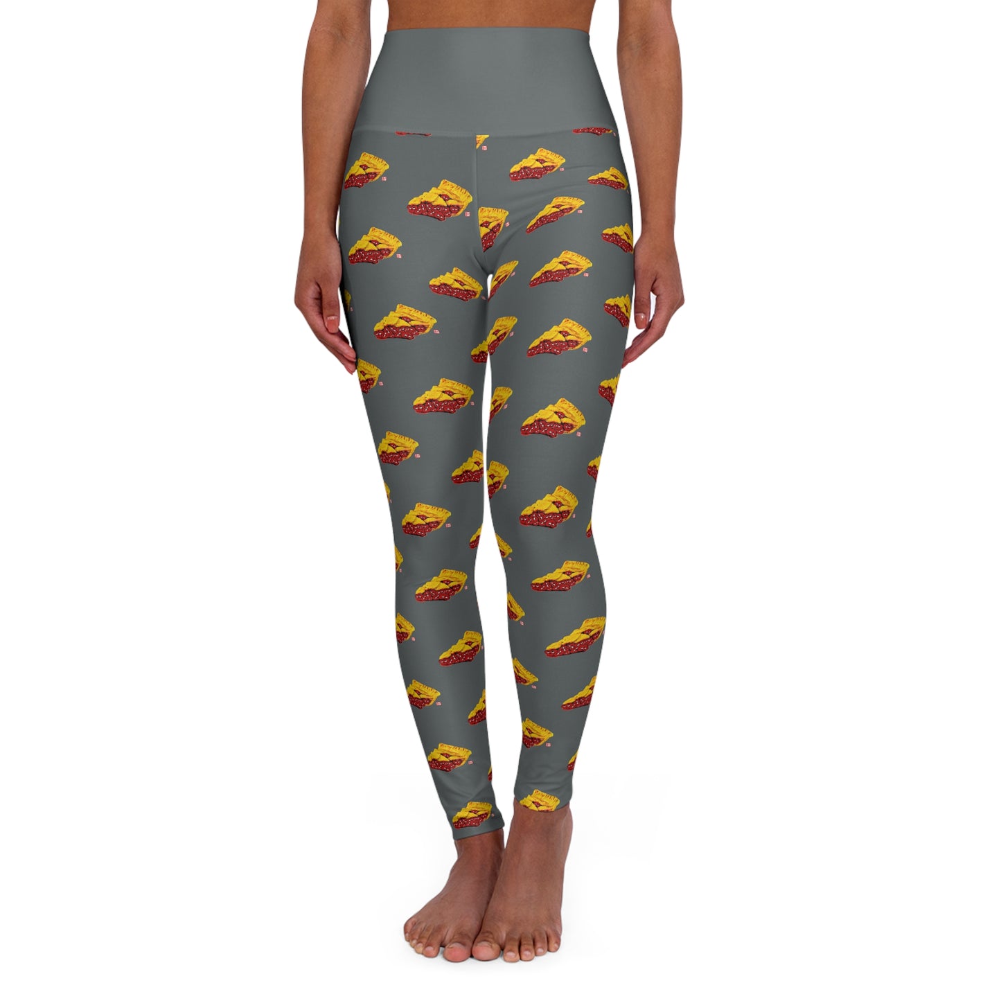 “HeartSkulls™️ Pie” High Waisted Yoga Leggings